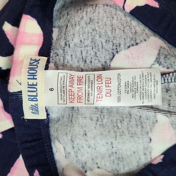 🔥FINAL💲⬇️Hatley/Little Blue House Cotton Pink Plaid Bears Kids PJ's, SZ 4*~NWT - Picture 12 of 12